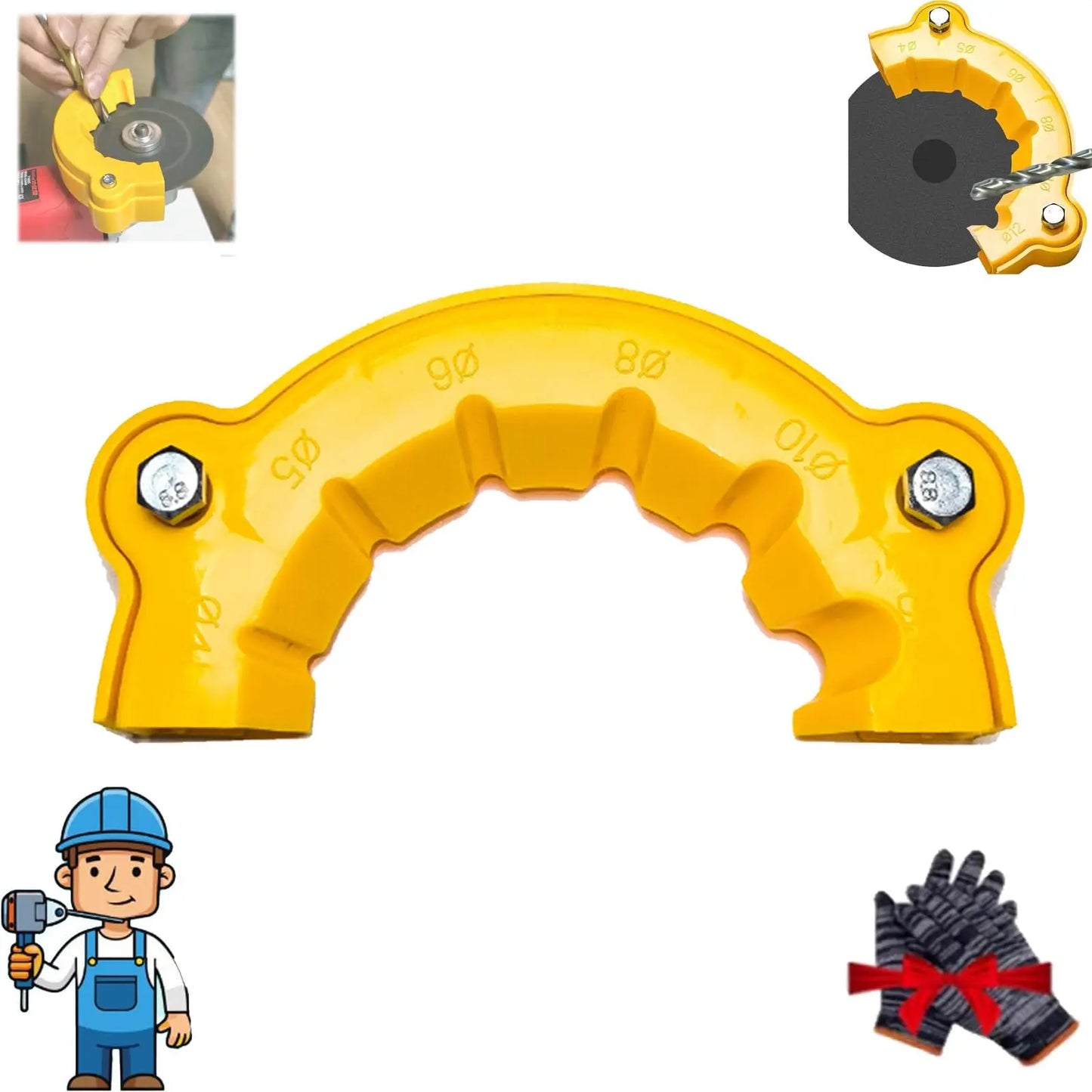 6-in-1 Drill Sharpener for Precision Grinding