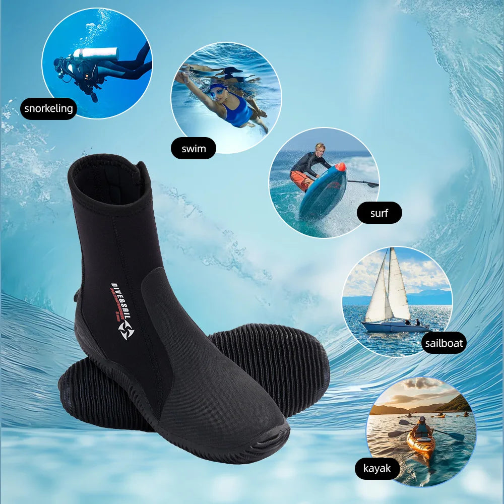 HookUpCo. Anti-Slip Dive Boots