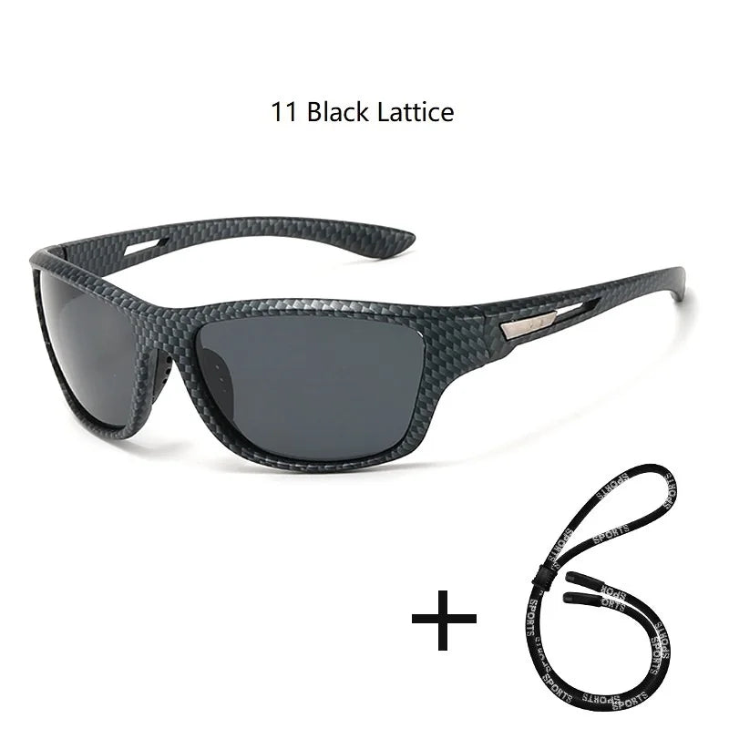 Men's Polarized Fishing Outdoor Sunglasses with Chain