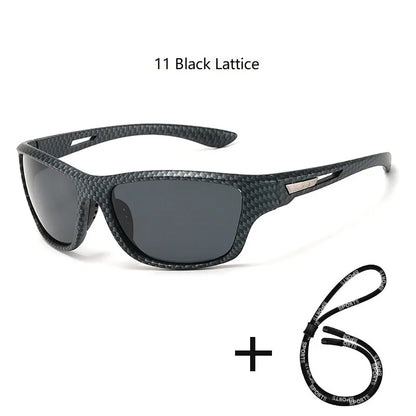 Men's Polarized Fishing Outdoor Sunglasses with Chain