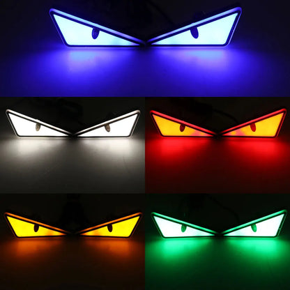 LED Devil's Eye License Plate Light Set for Cars and Motorcycles