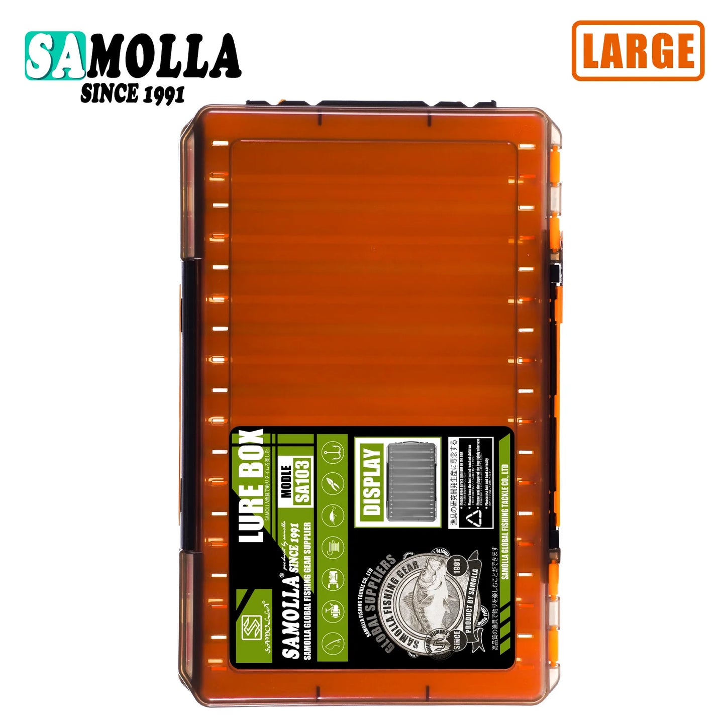 HookUpCo. Double-Sided Fishing Tackle Box - HookUpCo.