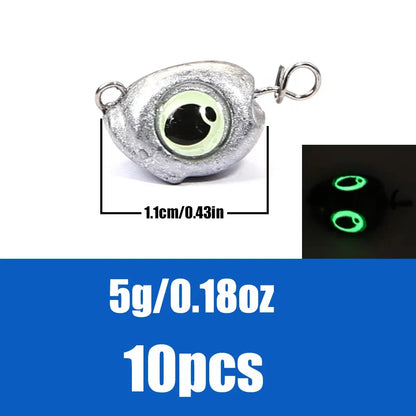 HookUpCo. Cheburashka Sinker Jig Head Weights - HookUpCo.