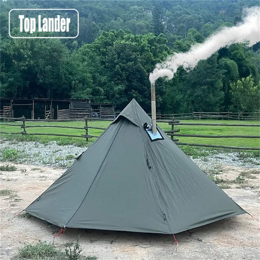 HookUpCo. Ultralight Camping Tent with Chimney - HookUpCo.
