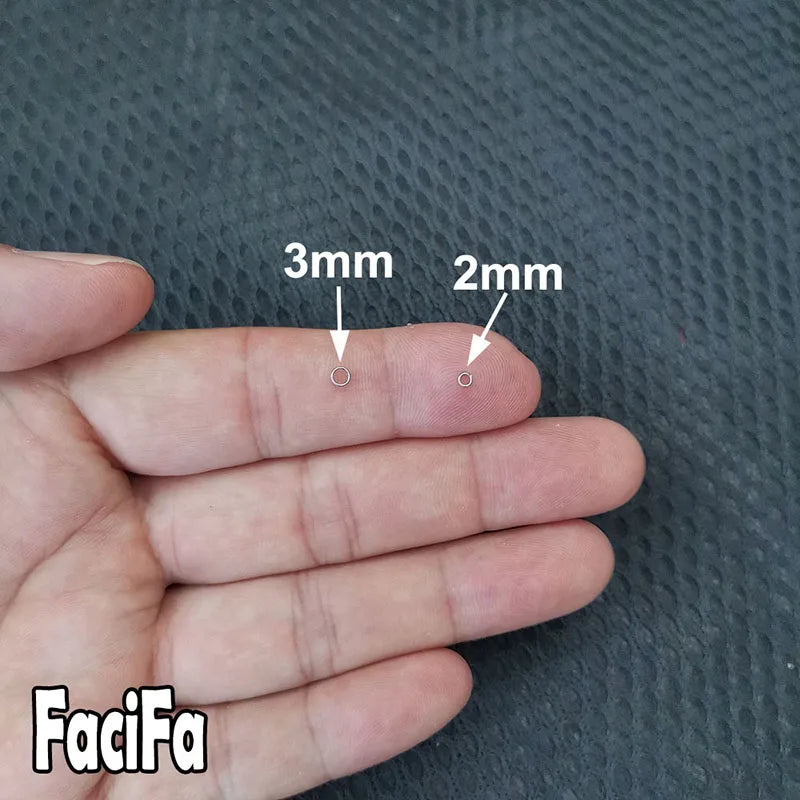 HookUpCo. Stainless Steel Fishing Split Rings 50pcs - HookUpCo.