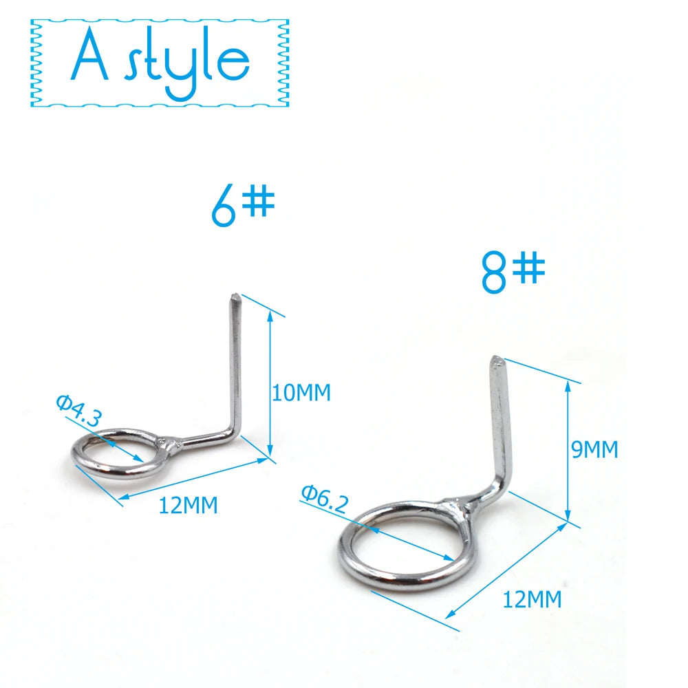 Premium Fishing Rod Guide Replacement Set - 6 Pcs - HookUpCo.