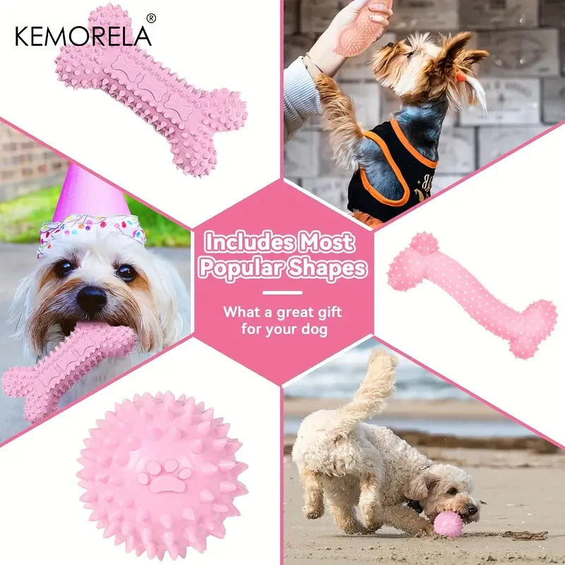 HookUpCo. Interactive Dog Chew Toy Set