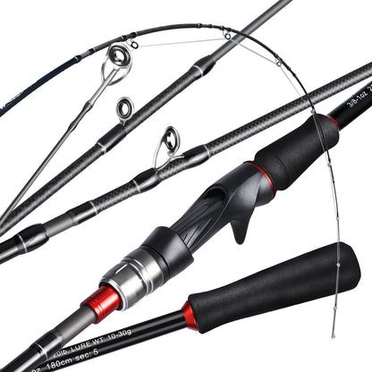 HookUpCo. Carbon Fiber Fishing Rod 1.8m/2.1m - HookUpCo.
