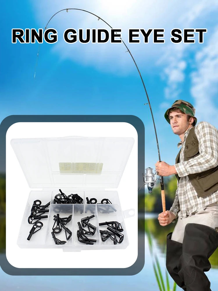 Stainless Steel Fishing Rod Guide Repair Kit - HookUpCo.