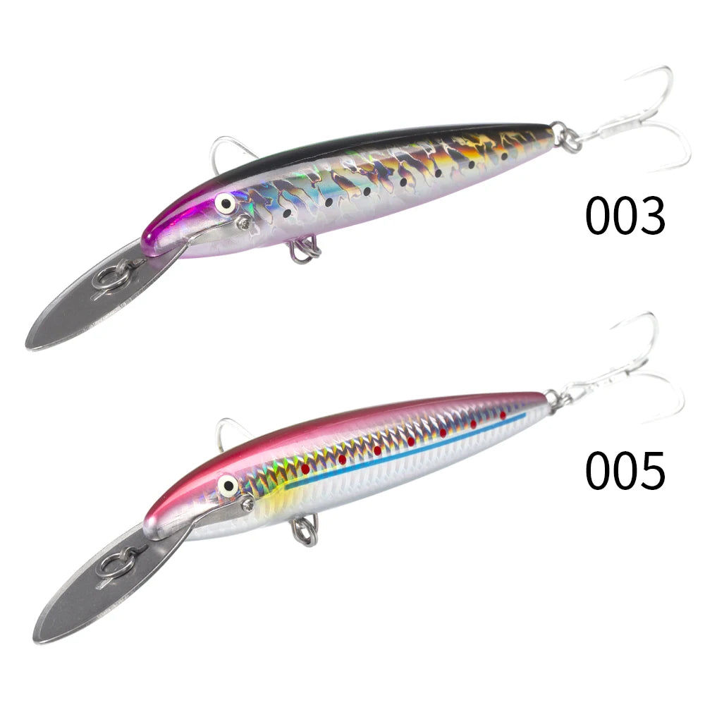 HookUpCo. Countdown Magnum Minnow Fishing Lure - HookUpCo.