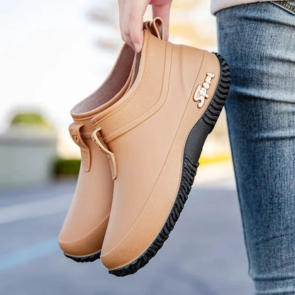 Waterproof Casual Short Tube Rain Boots for Women