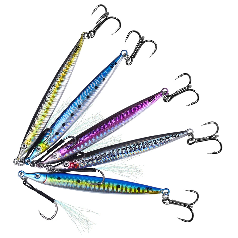 HookUpCo. 5pcs Durable 3D Printed Fishing Lures - HookUpCo.