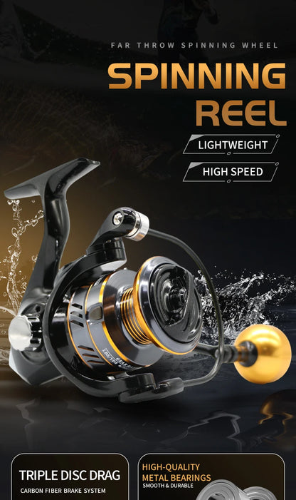 HookUpCo. Premium High-Speed Fishing Reel - HookUpCo.