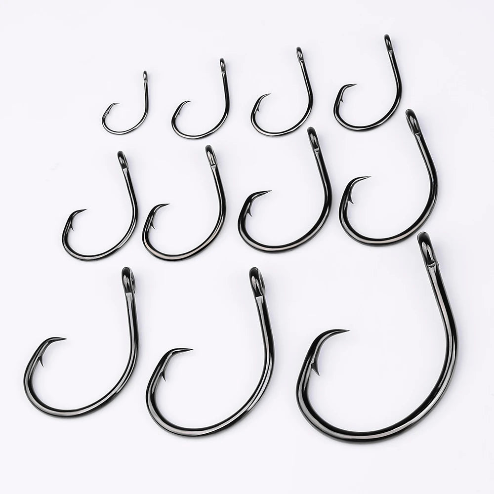 HookUpCo. High Carbon Steel Catfish Hooks 10pcs - HookUpCo.