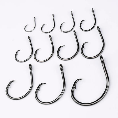 HookUpCo. High Carbon Steel Catfish Hooks 10pcs - HookUpCo.