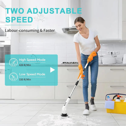 Cordless Electric Spin Scrubber