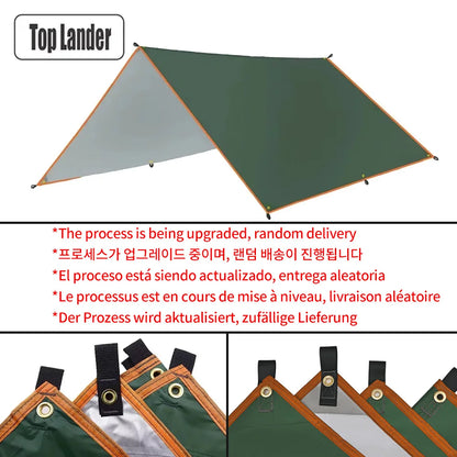 HookUpCo. Ultralight Waterproof Tarp Tent Canopy - HookUpCo.