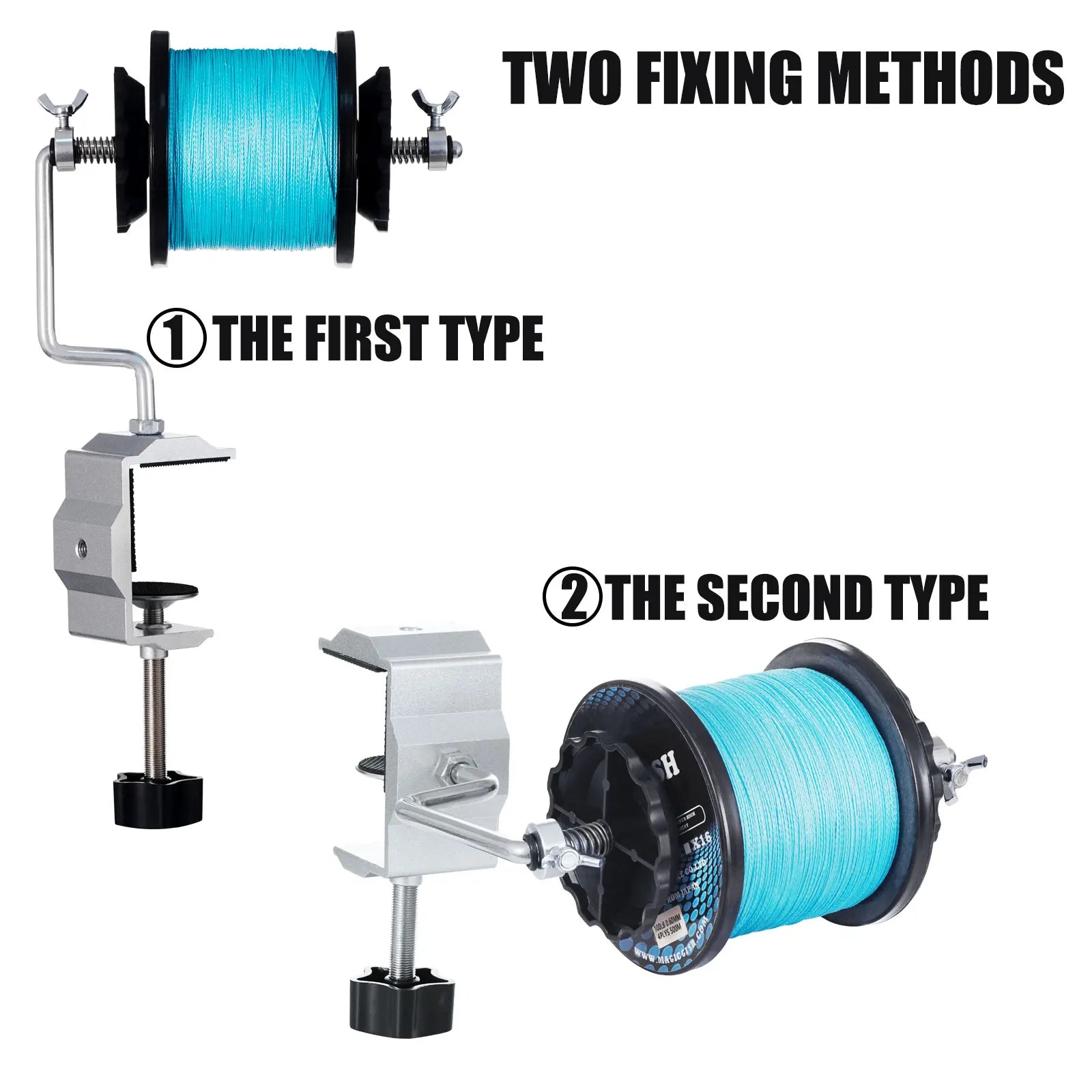HookUpCo. Portable Fishing Line Spooler Machine - HookUpCo.