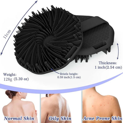 Gentle Silicone Body Scrubber Brush