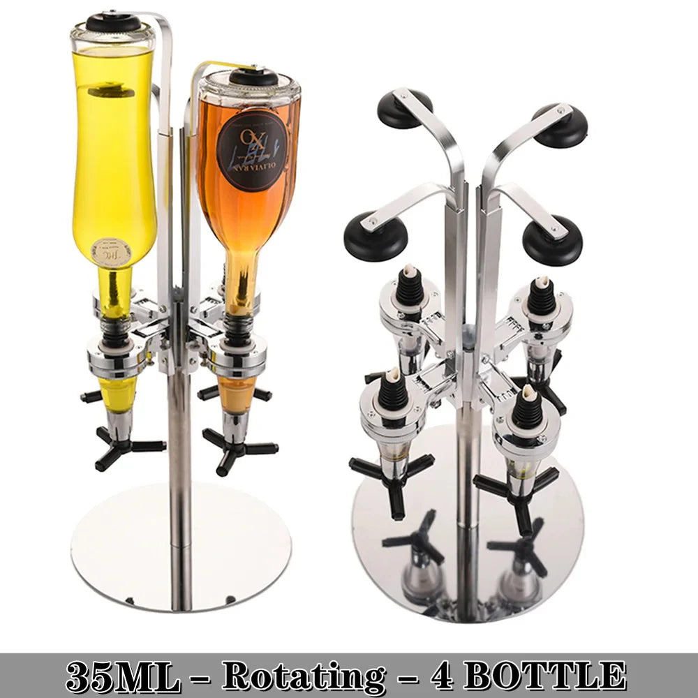 Wall-Mounted Liquor Dispenser for Home Bars