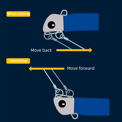 HookUpCo. 110mm Long Casting Soft Lure Set