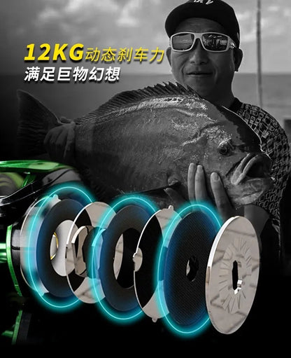 HookUpCo. Venom Deep Sea Baitcasting Reel - HookUpCo.