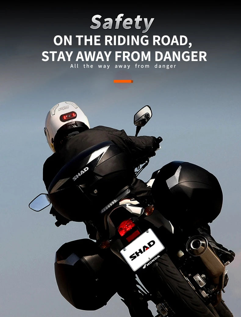 HookUpCo LED Bike Helmet Tail Light