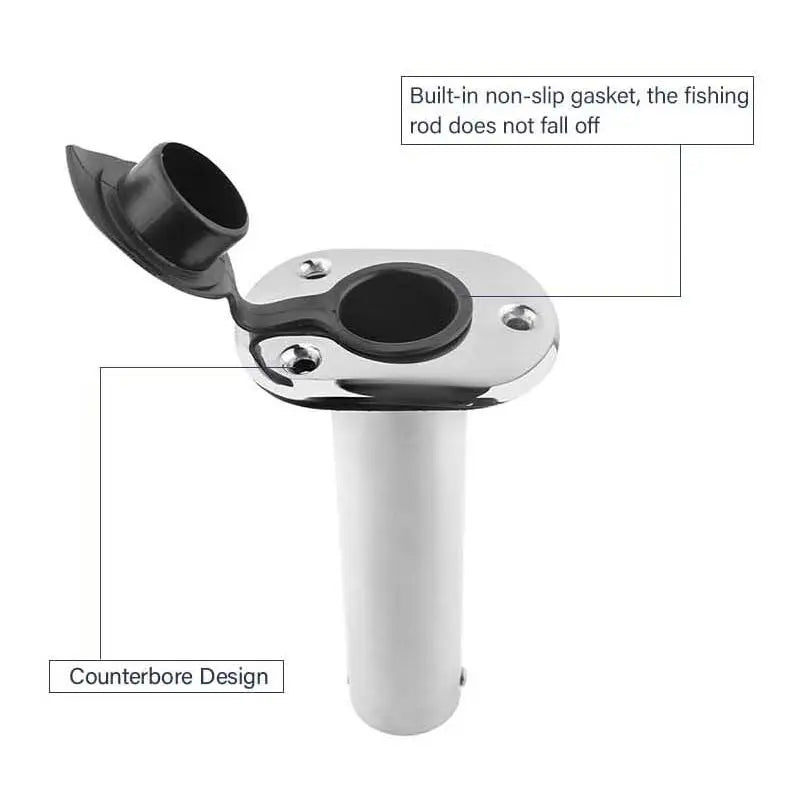 HookUpCo. Stainless Steel Flush Mount Rod Holders - HookUpCo.