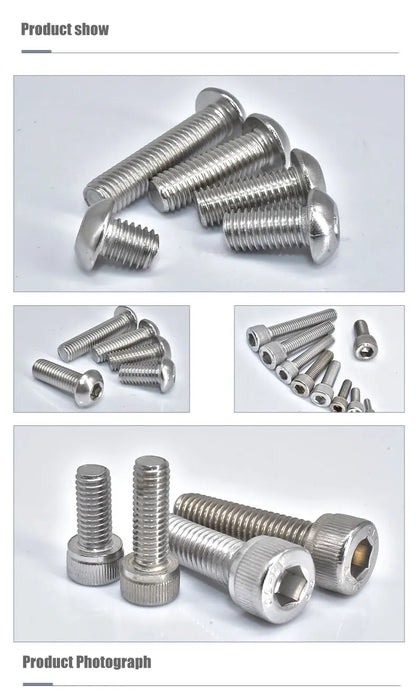 Stainless Steel Hex Socket Screws