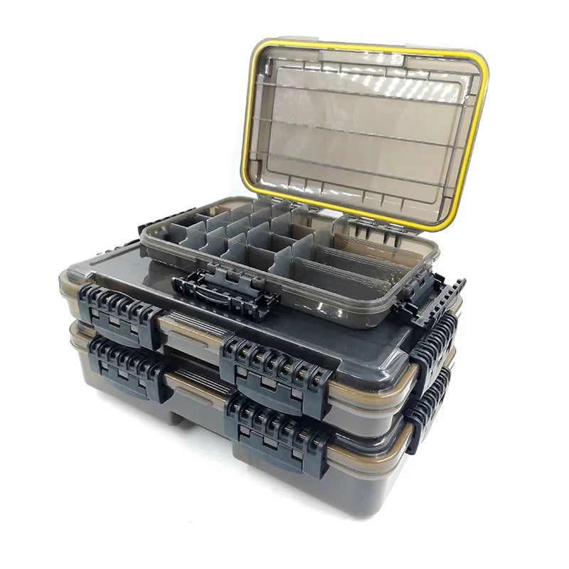 Spacious Waterproof Tackle Box for Fishing Gear