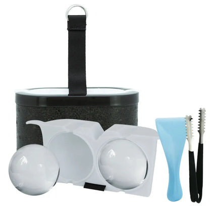 HookUpCo. Whiskey Ice Ball Maker for Perfect Drinks