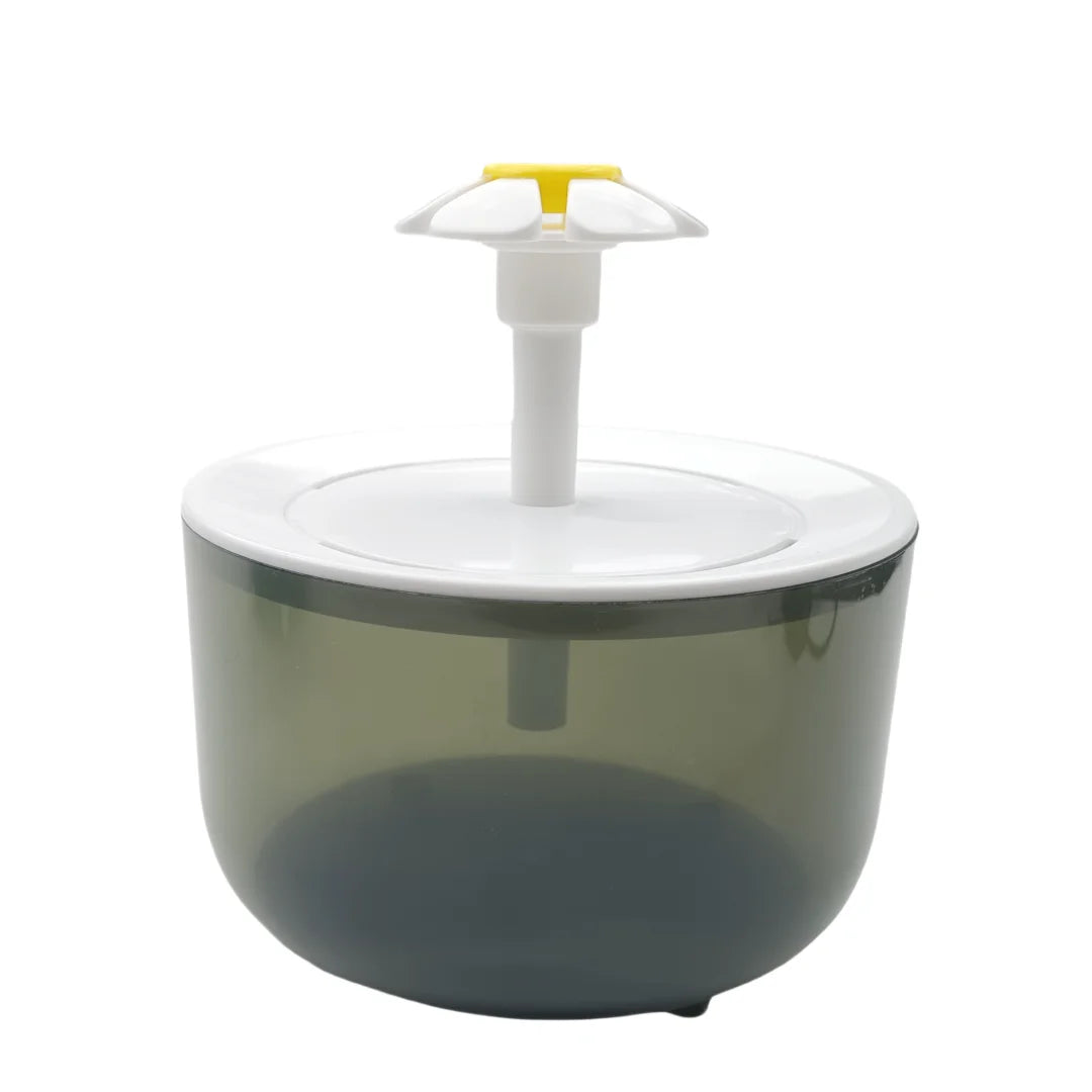 HookUpCo. Cat Flower Water Dispenser, Quiet Filtered