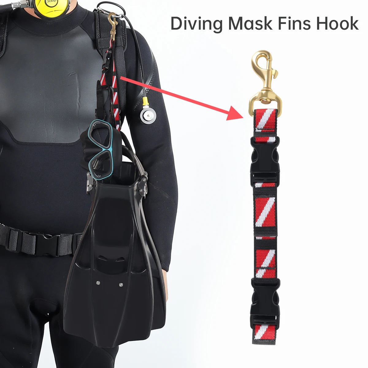 HookUpCo. Heavy Duty Dive Lanyard