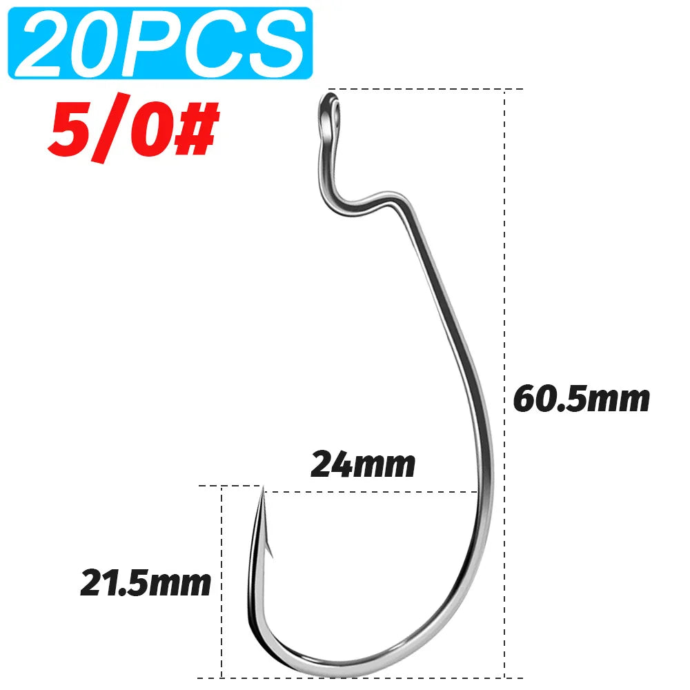 HookUpCo. Wide Gap Bass Hooks - HookUpCo.
