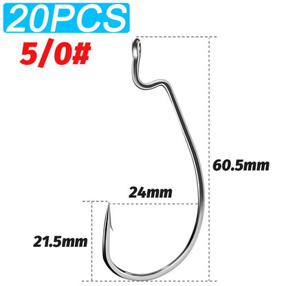 HookUpCo. Wide Gap Bass Hooks - HookUpCo.