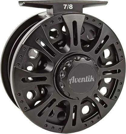 HookUpCo. Classic Graphite Fly Reel, Large Arbor - HookUpCo.