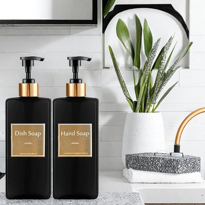 HookUpCo. Refillable Soap Dispenser Set