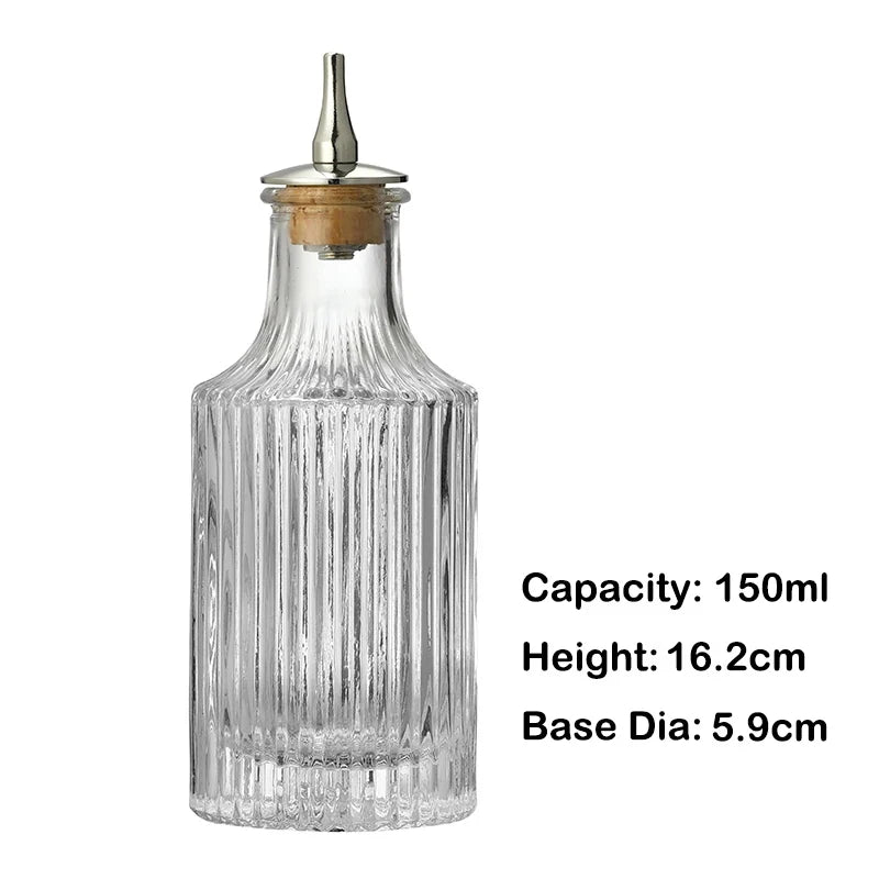 Vintage Cocktail Bitters Bottle for Home Bars