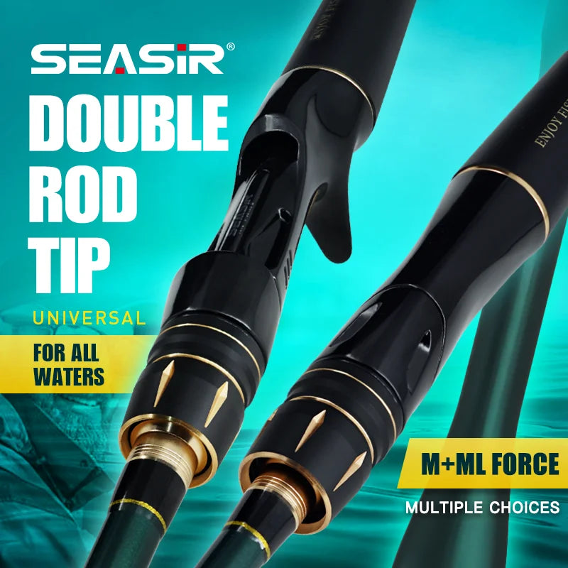 HookUpCo. Carbon Fiber Fishing Rod with Grip - HookUpCo.