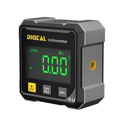 Digital Display Inclinometer Tool with Magnetic Leveling Feature