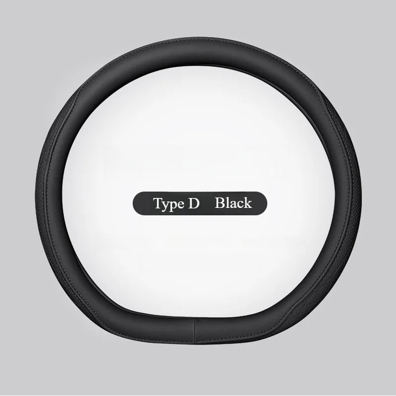 HookUpCo. Napa Leather Steering Wheel Cover - HookUpCo.