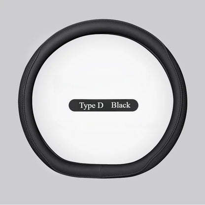 HookUpCo. Napa Leather Steering Wheel Cover - HookUpCo.