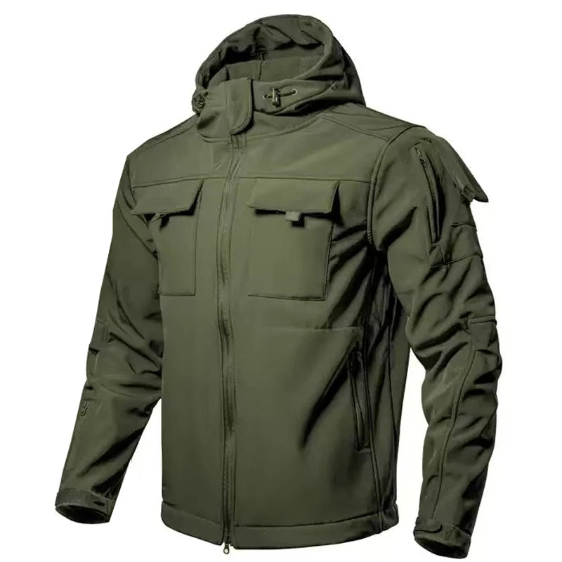 Premium Men's Winter Autumn SoftShell Fleece Waterproof Jackets