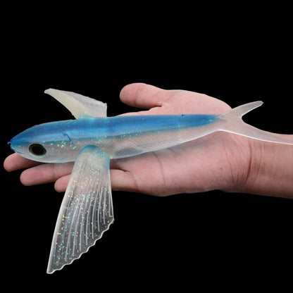 HookUpCo. Seawater PVC Flying Fish Lure 21cm