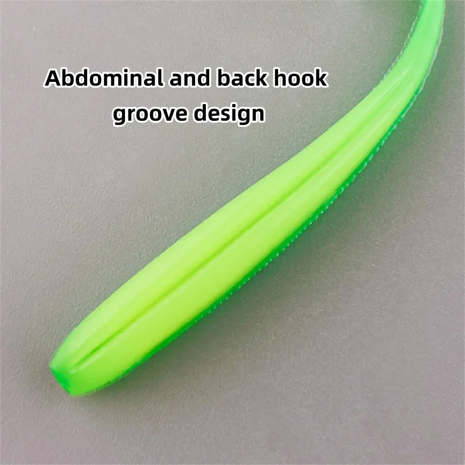 HookUpCo. 5pcs T-Tail Swimbait for Fishing