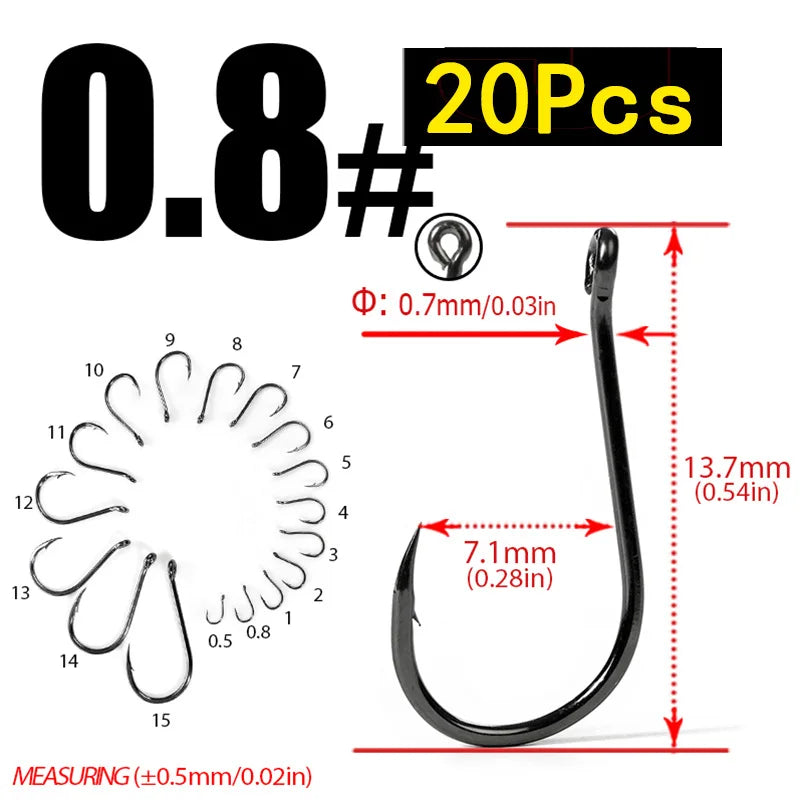 HookUpCo. Carbon Steel Circle Hooks for Fishing - HookUpCo.