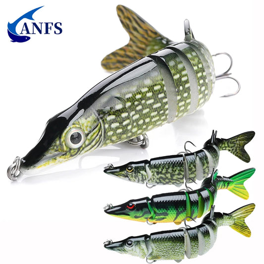 HookUpCo. Multi-Jointed Fishing Lures for Bass