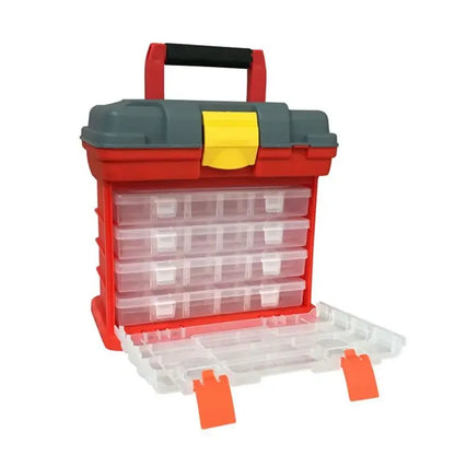 HookUpCo. Portable Tool Storage Box with Drawers