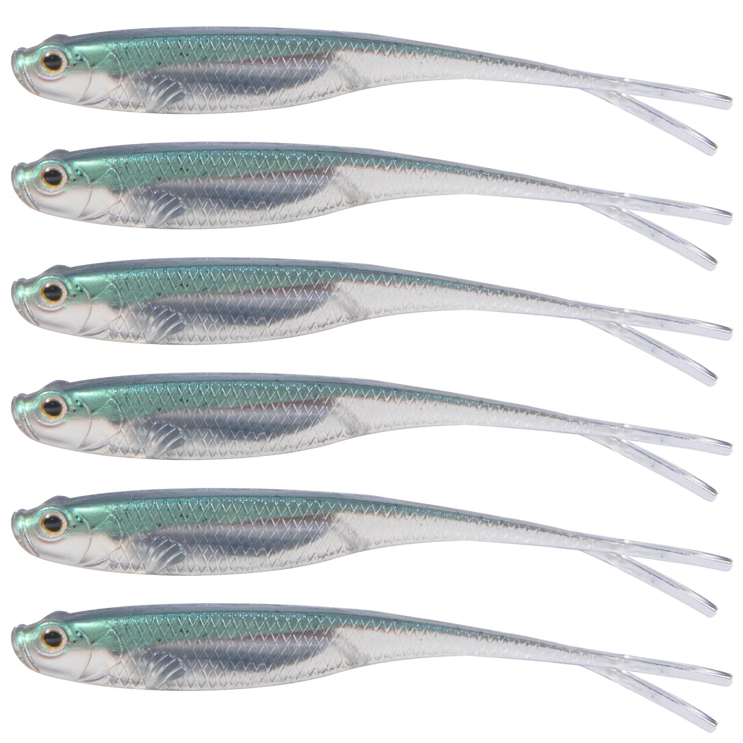 HookUpCo. Fork Tail Soft Lures for Bass Fishing - HookUpCo.