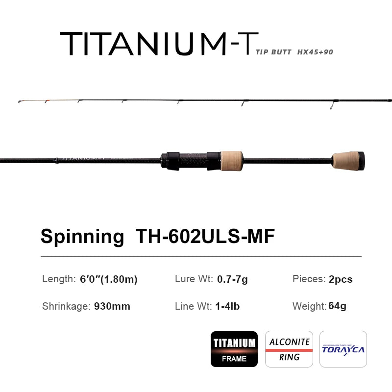 HookUpCo. Titanium XUL Spinning Rod 5FT/6FT - HookUpCo.